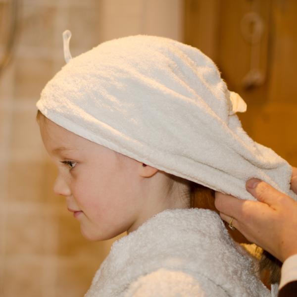 bamboo hair wrap for longer hair