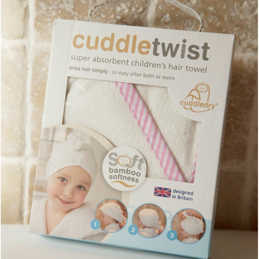 Cuddletwist hair wrap bamboo towel