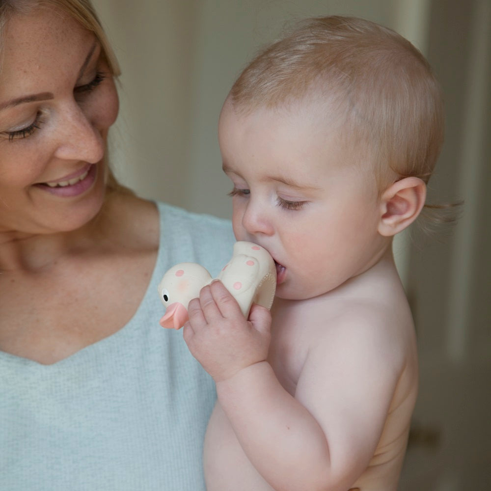 Cuddleduck baby bath toy & teether