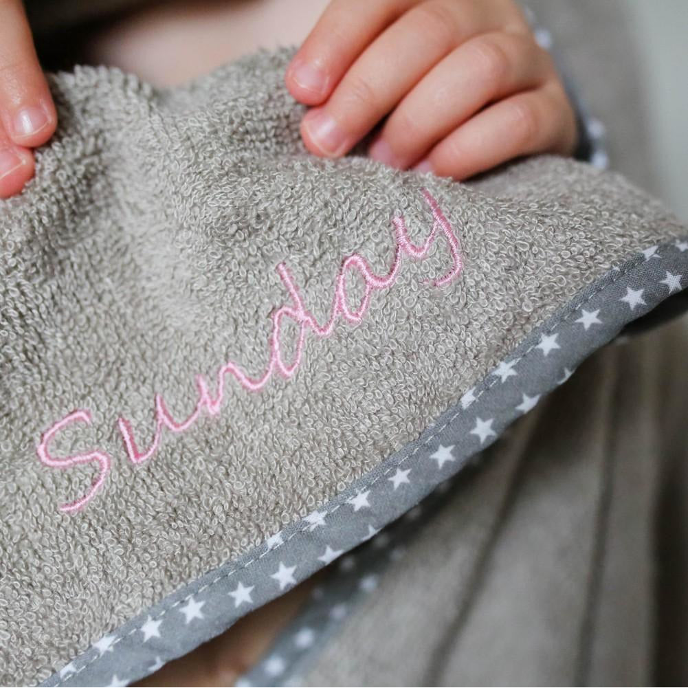 Cuddlebunny bamboo soft hooded towel