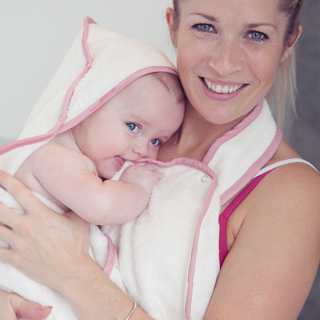 hooded bath towel - safe baby bathtimes with the award winning Cuddledry towel