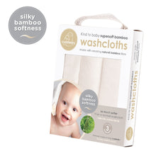 Load image into Gallery viewer, bamboo washcloths for baby bath times
