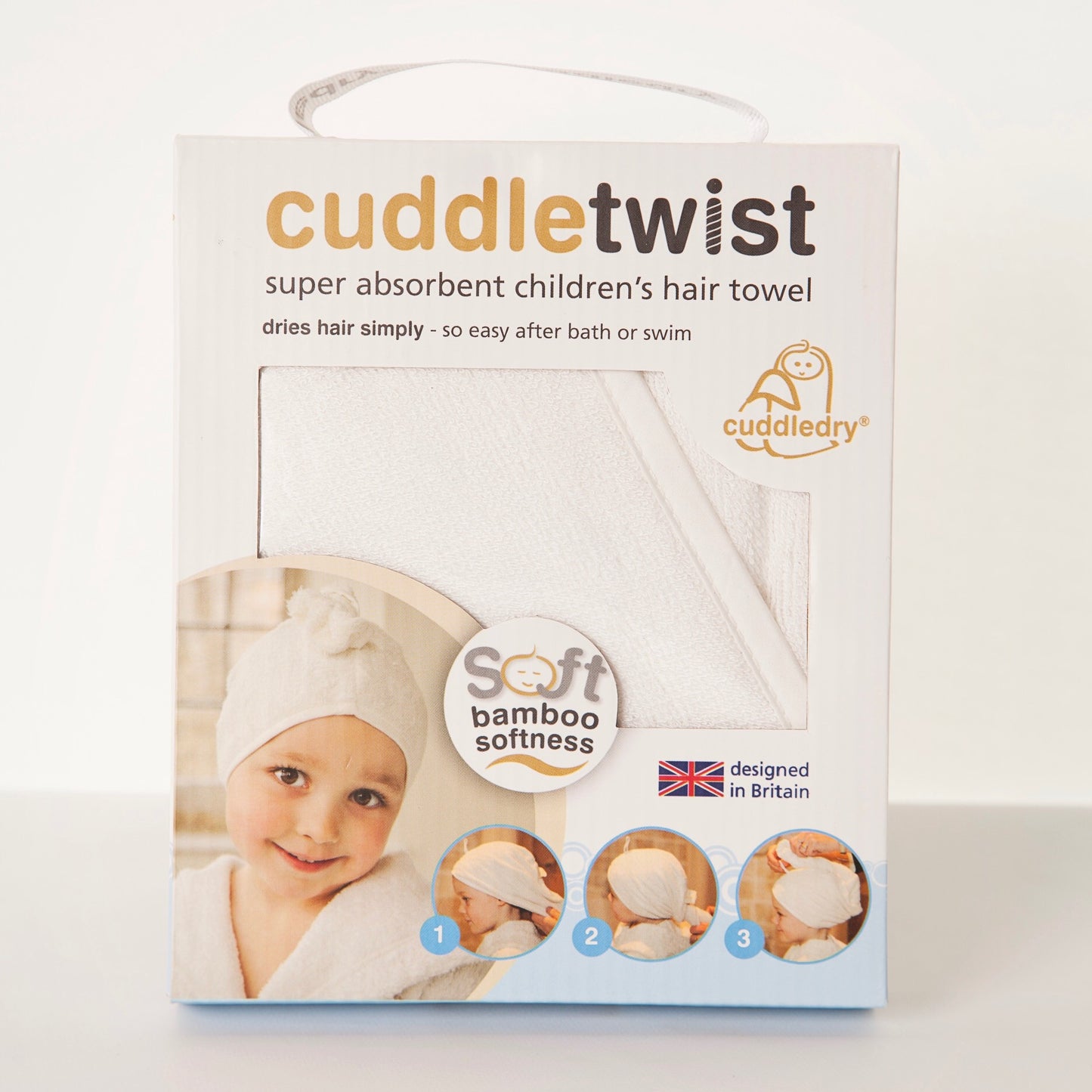 Cuddletwist hair wrap bamboo towel